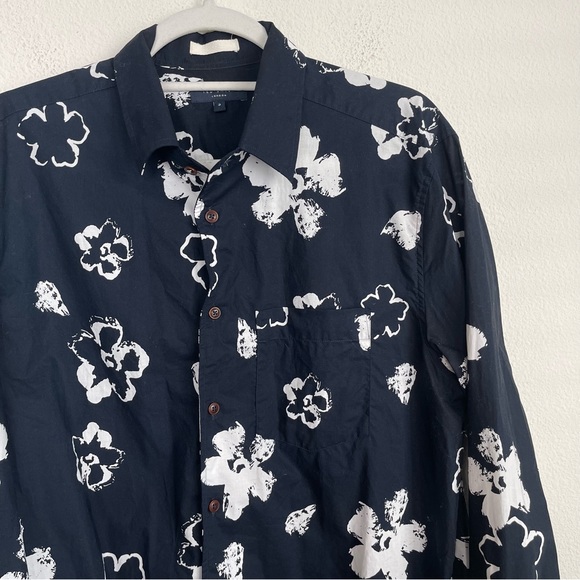 Ted Baker London Floral Long Sleeve Floral Button Up Shirt - Picture 1 of 5